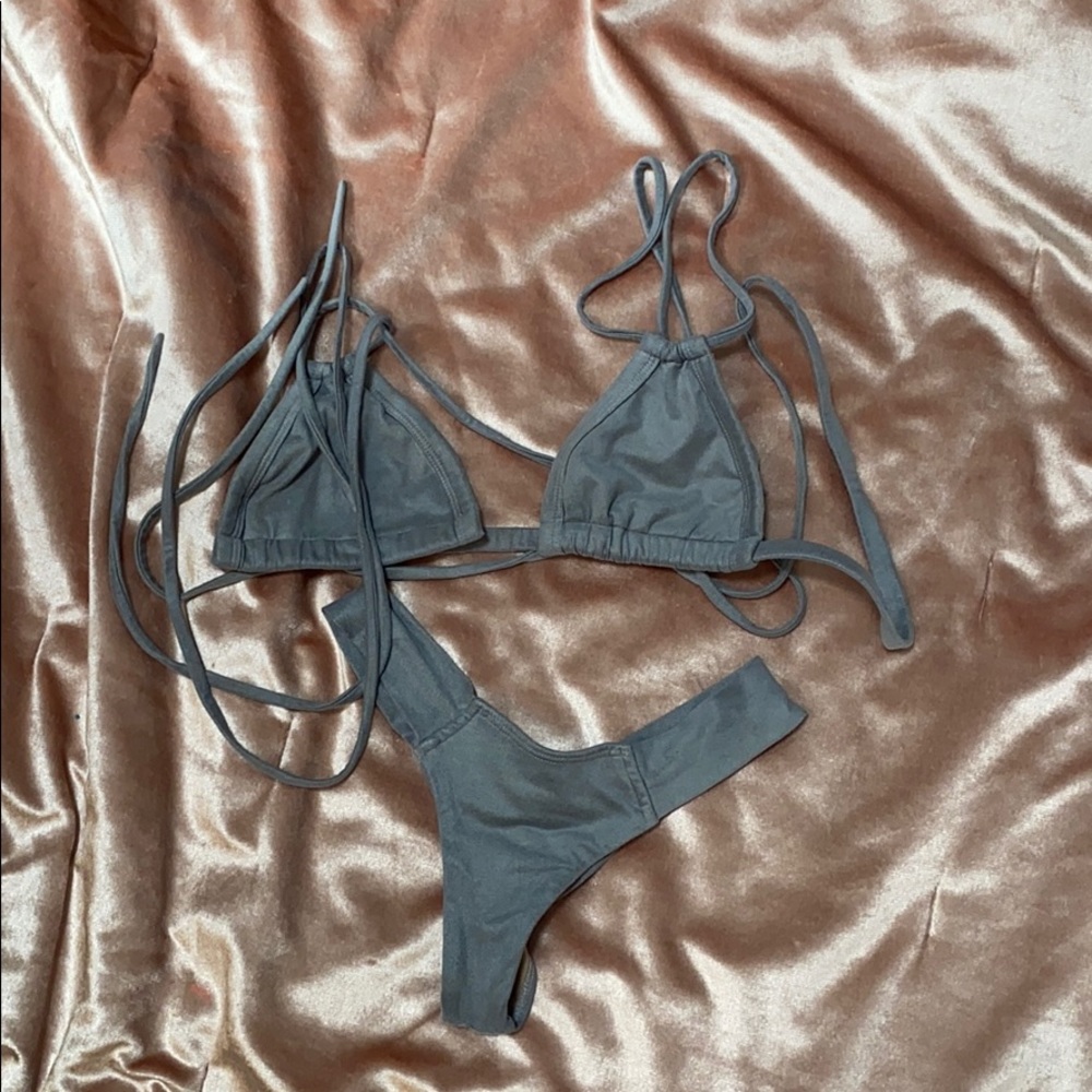 Montce bikini. Large top small bottoms like new.